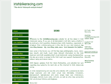 Tablet Screenshot of irishbikeracing.com